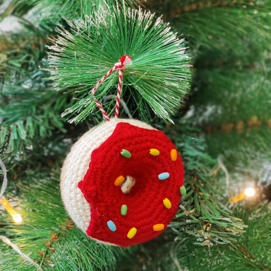 Sprinkle Donut Ornament