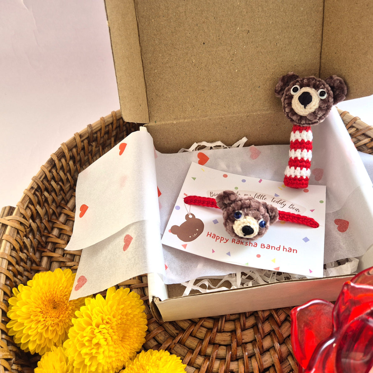 Teddy Pencil Topper Gift Box