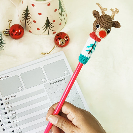 Reindeer Pencil Topper