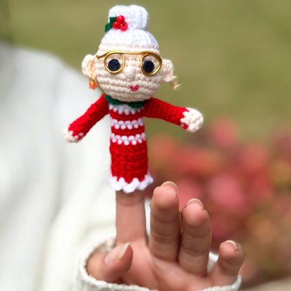 Mrs. Claus Finger Puppet