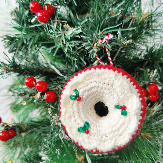 Berry Donut Ornament