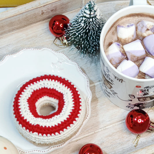 Swirls Donut Ornament