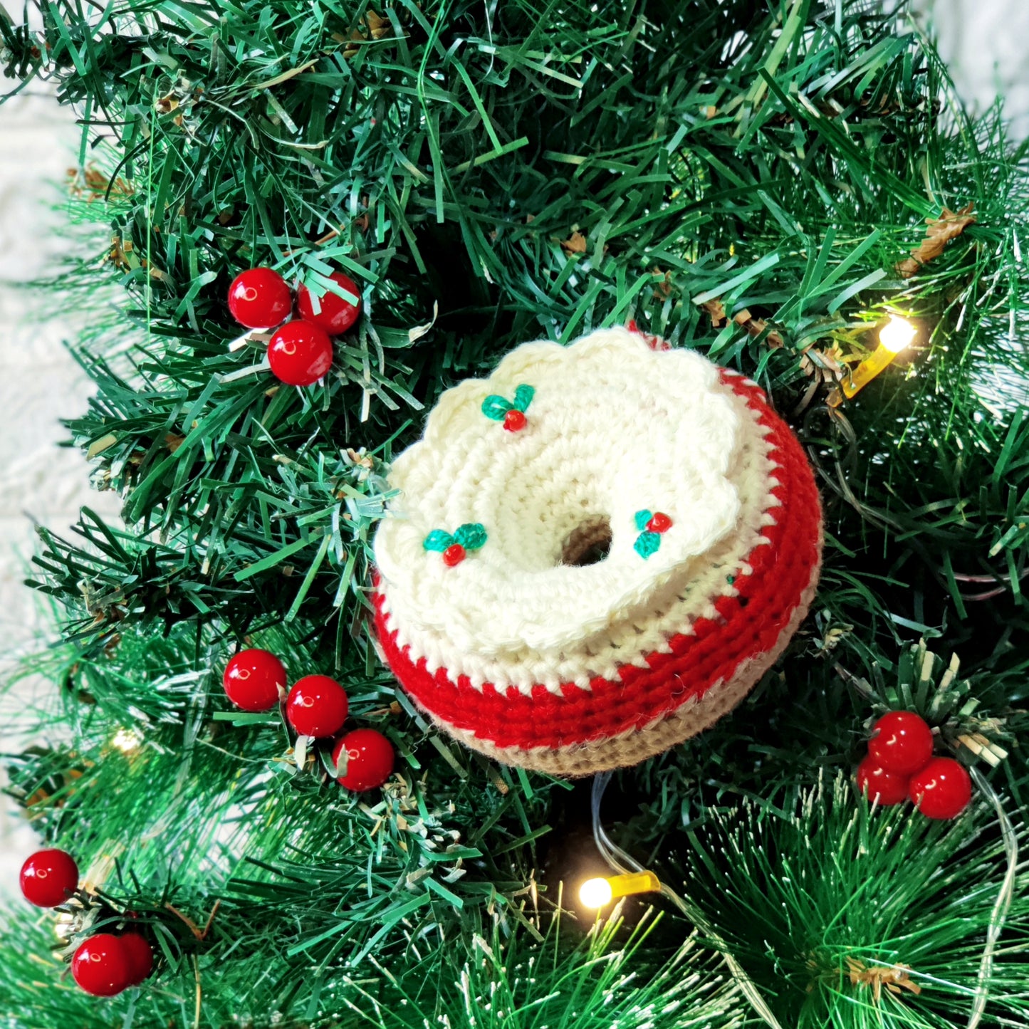 Berry Donut Ornament