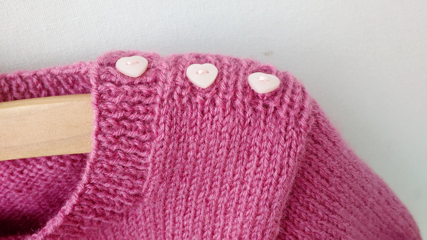 Dull Rose Giraffe Sweater