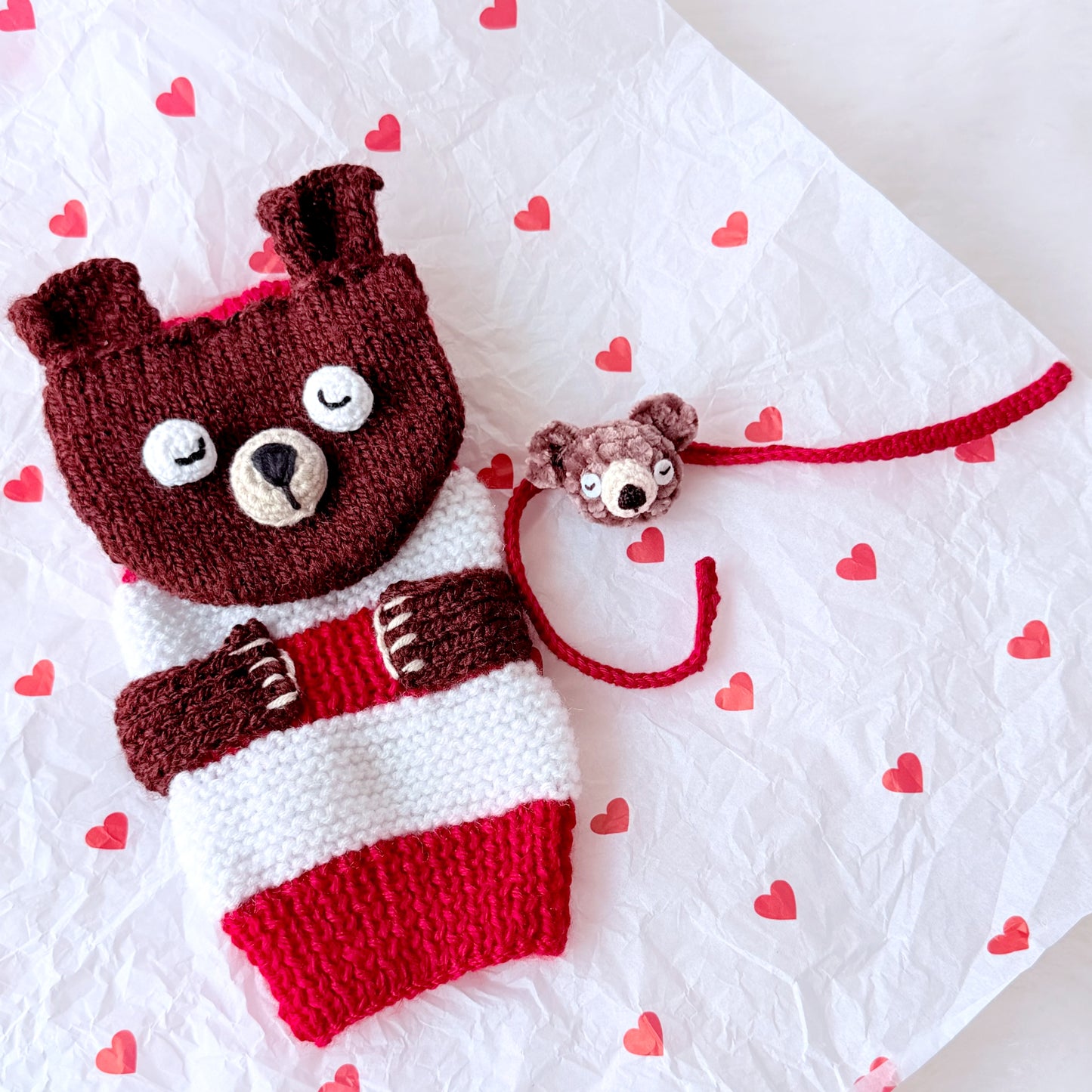 Teddy Bottle Cozy Gift Box