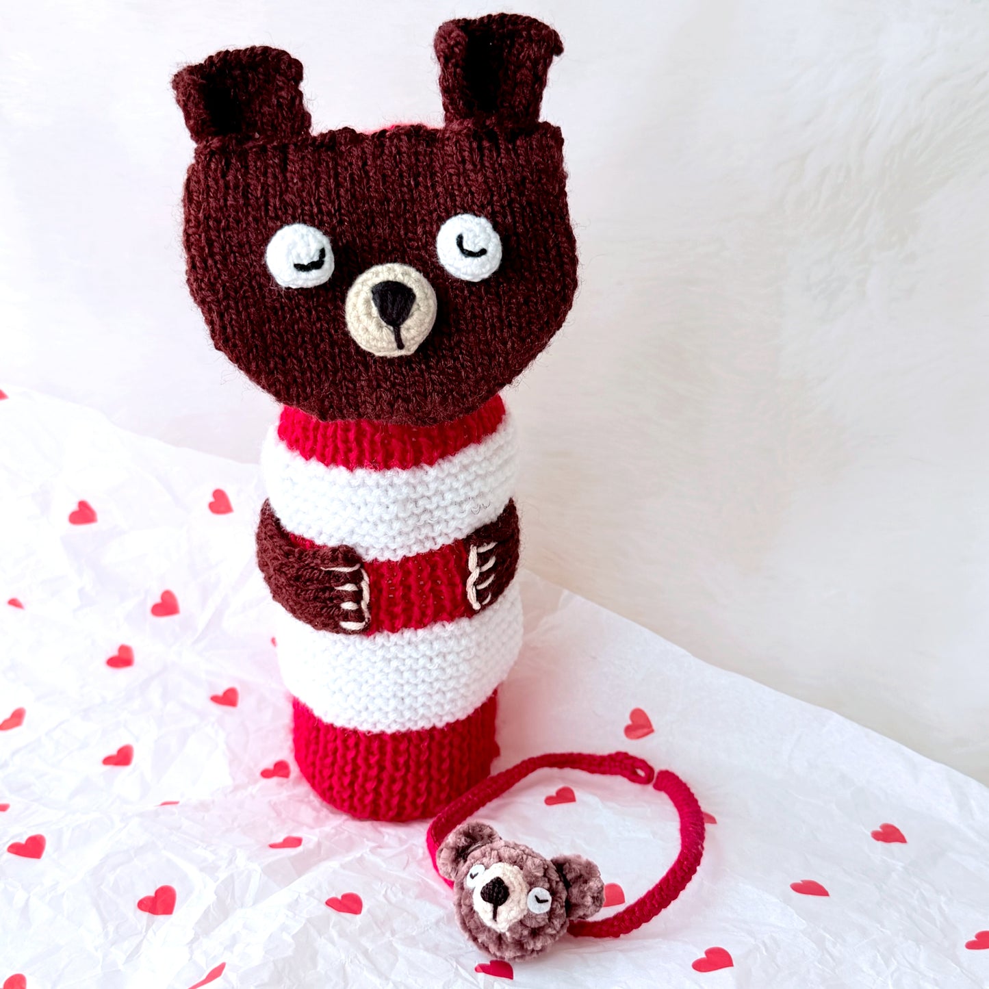 Teddy Bottle Cozy Gift Box